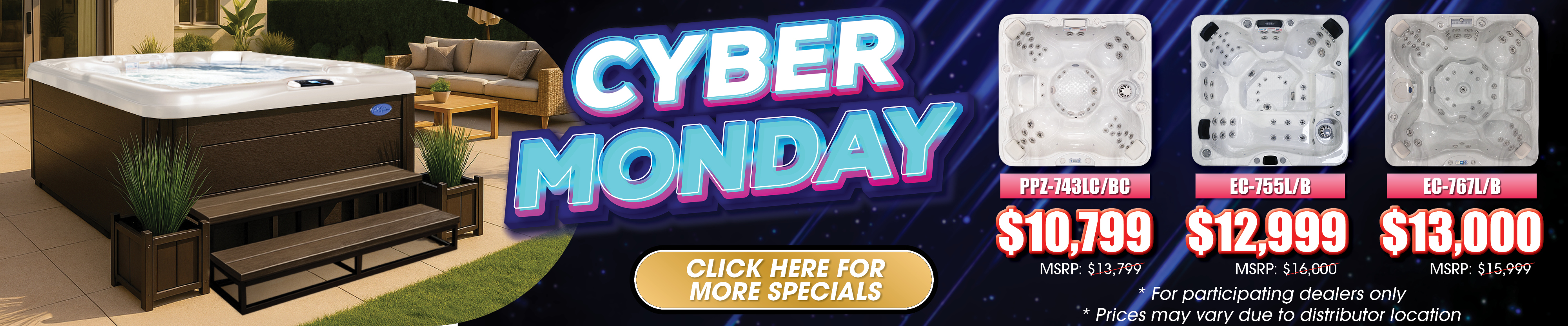 Calspas hot tub being used in a family setting - Arvada